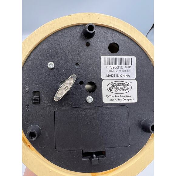 Holy Family - Christmas San Francisco Music Box Co Divine Star-Plays great! - Picture 6 of 13